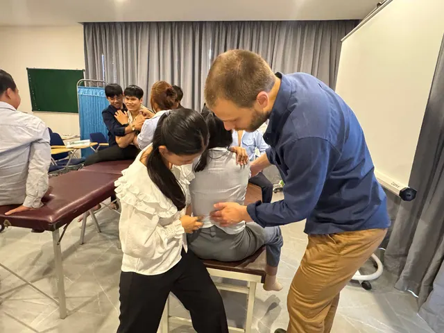 Échange avec les professionnels de santé